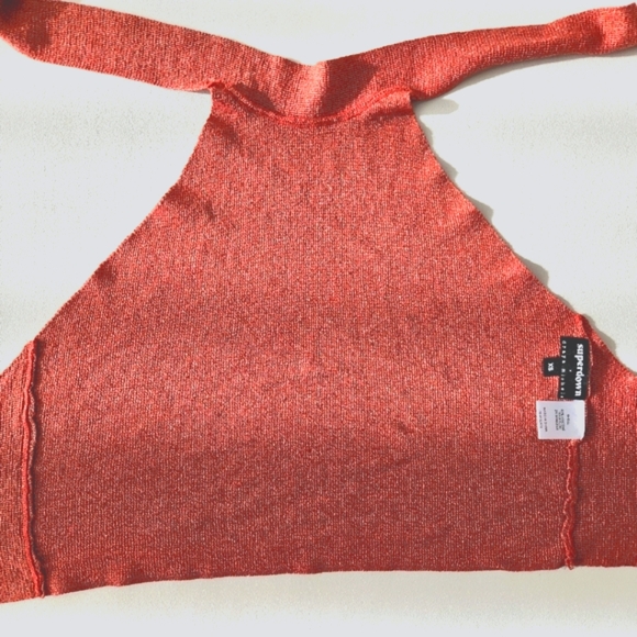 Superdown x Draya Michele halter top, red, size XS - Picture 3 of 5